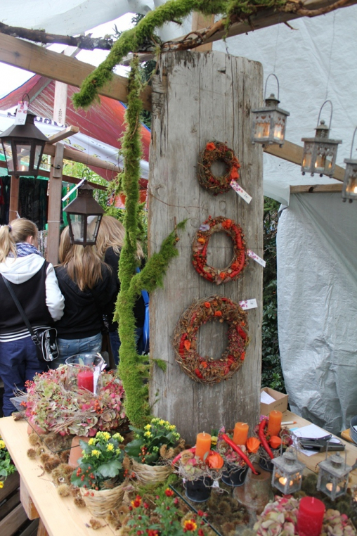 Herbstkränze am Herbstmarkt