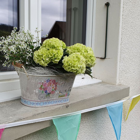 Fensterbank Deko Sommer