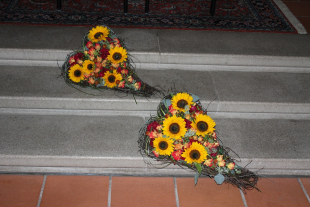 Treppendekoration in der Kirche Grosshöchstetten