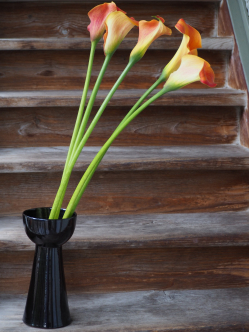 Calla orange in Linck Keramik Vase